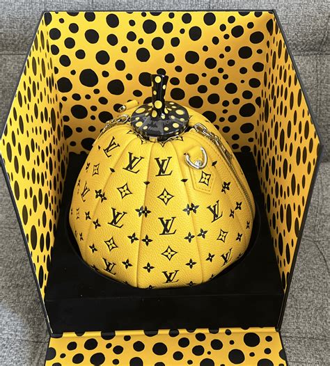 louis vuitton pumpkin bag|louis vuitton kusama bag.